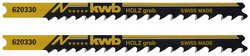 Brzeszczoty do wyrzynarek, do obróbki drewna, HCS, chwyt uniwersalny, 2 x zgrubne kwb  620330 2 szt.