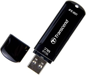 Transcend USB flash JetFlash ™ 750K 16GB USB 3.0 Czarny Pendrive USB Transcend TS16GJF750K, 1 szt.
