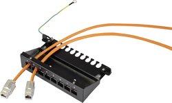 8-portowy renkforce Patchbox bez wyposażenia 25,4 cm (10'') Patchbox Renkforce RF-3566920, 8 Portów, 1 U