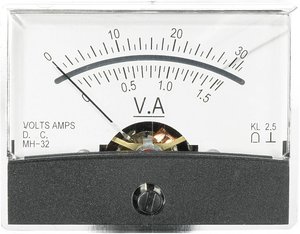 Analogowy wskaźnik panelowy VOLTCRAFT AM-60X46/30V/1,5A/DC