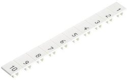 Oznaczniki opisowe do złączek szynowych Wieland 9705 A/8/10 B 11 - 20 04.848.0253.0