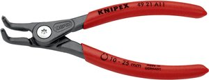 Precyzyjne szczypce do pierścieni osadczych do pierścieni zewnętrznych (wałków) 49 11/49 21 Szczypce do pierścieni Segera Knipex 49 21 A11 130 mm