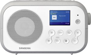 Radio przenośne Sangean DPR-42BT White-Grey DAB+, UKW  biały, szary