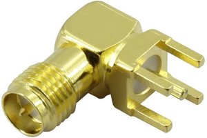 Złącze SMA odwrócone TRU COMPONENTS SMA-50KWE 1372240 złącze żeńskie do wbudowania poziomego 50 Ω 1 szt.