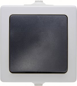 Przełącznik krzyżowy Kopp Nautic 565756004, szary