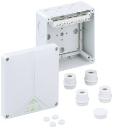 Puszka instalacyjna Spelsberg Abox 100-10², IP65, (D x S x W) 140 x 140 x 79 mm, szary, 1 szt.