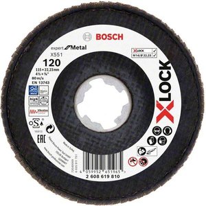 Tarcza lamelkowa Bosch Accessories X551 2608619810 Średnica 115 mm 1 szt.
