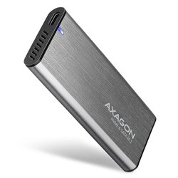 AXAGON EEM2-SG2 RAW BOX - Obudowa zewnętrzna na dyski SSD M.2 USB-C 3.2 Gen 2 - srebrna Obudowa dysku M.2 AXAGON EEM2-SG2 RAW BOX EEM2-SG2, USB-C® USB 3.2 (Gen 2)