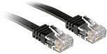 Kabel LAN LINDY 47521, 1 szt., RJ45, CAT 6, U/UTP, 1.00 m, czarny