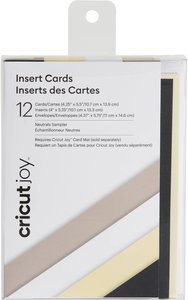 Wkładki Cricut Joy, neutralne, 12 sztuk Cricut Joy Insert Cards Zestaw kart