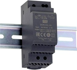 Przetwornica DC/DC MeanWell serii DDR-30 do napięcia wejściowego DIN Rail Single Output: Moc 4:1: 30W Przetwornik DC/DC na szynę DIN Mean Well DDR-30L-12 DDR-30L-12  12 V/DC 2.5 A 30 W Ilość wyjść:1 x