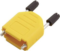 Obudowa złącza D-SUB Ilość styków: 9 tworzywo sztuczne 180 ° żółty MH Connectors MHDPPK09-Y-K 1 szt.