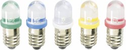 Żarówka rurkowa LED Barthelme 59101215, E10, 12 V, 10x28 mm, biała