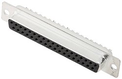 Listwa żeńska D-Sub encitech DM37-SS 2101-0200-14, rzędy: 2, styki: 37, 180 °, 1 szt.