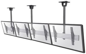 Neomounts Pro NMPRO-CMB4 Uchwyt sufitowy Menuboard do 4 monitorów o przekątnej do 139,7 cm (55 cali) Uchwyt do monitora, sufitowy Neomounts NMPRO-CMB4, 81,3 cm (32'') - 139,7 cm (55'')