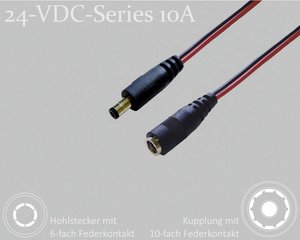 Złącze męskie połączeniowe DC BKL Electronic 075907 1 szt.