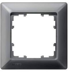 Siemens Osprzęt elektroinstalacyjny 1 x Ramka  Delta karbonowy 5TG25516