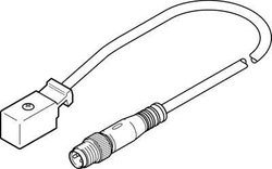 Kabel połączeniowy czujnika/aktuatora FESTO KMYZ-2-24-M8-0,5-LED 177676, 0.50 m, 1 szt.