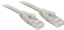 Kabel LAN LINDY 45407, 1 szt., RJ45, CAT 6, U/UTP, 10.00 m, szary