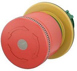 Kontrolowane przyciski zatrzymania / wyłącznika awaryjnego Wyłącznik awaryjny Eaton M22-PVLT30 197538, 1 szt.