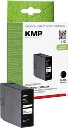 KMP Tusz Zamiennik Canon PGI-2500BK XL Czarny atrament KMP C103 1565,0001, 1 szt.