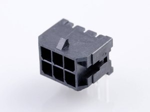 Listwa kołkowa, męska, do wbudowania, standardowa Molex MOL Power & Signal Sol. 430450600, piny: 6, 8.5 A, 1 szt.
