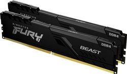 Kingston FURY Beast Pamięć robocza do PC - zestaw DDR4 32 GB 2 x 16 GB 2666 MHz 288 pin DIMM CL16 KF426C16BB1K2/32