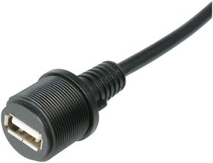 Złącze męskie USB TRU COMPONENTS TC-A-KAB-USBA-FS-1M-203 1586510, 1 szt.