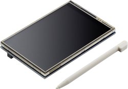 TRU COMPONENTS 8,89 cm (3.5) ekran dotykowy dla Raspberry Pi® - 320 x 480'' Monitor dotykowy TRU COMPONENTS  8.9 cm (3.5 cal) 320 x 480 Pixel