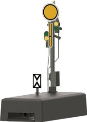 Odległy sygnał H0 Vr 0 / Vr 1 / Vr 2 Sygnał dystansu H0 Märklin 70382