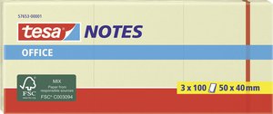Notatka samoprzylepna tesa 57653-00001-05 50 mm x 40 mm  3 szt.