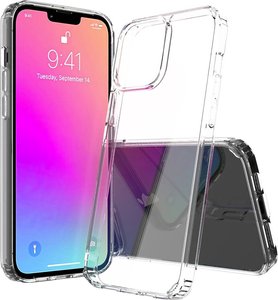 JT Berlin Pankow Clear Futerał backcase Apple iPhone 13 Pro Max przeźroczysty Odporny na wstrząsy, Ładowarka indukcyjna