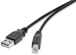 Kabel USB Renkforce, USB 2.0, Złącze męskie USB-A, Złącze męskie USB-B, 0.50 m