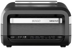 WEWNĘTRZNA WIELOFUNKCYJNA FRYTOWNICA POWIETRZNA GRILL - FRE-SS-10130 Grill stołowy SOGO Human Technology FRE-SS-10130, 4 l