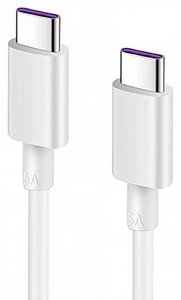 Kabel do ładowania USB REEKIN 5A SUPERFAST, USB 2.0, Złącze męskie USB-C®, Złącze męskie USB-C®, 1.00 m
