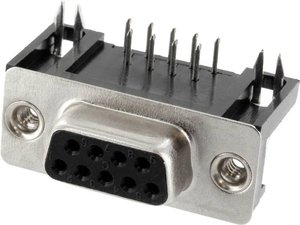 Listwa żeńska D-Sub Connfly DS1037-01-09FNBKT7, rzędy: 2, styki: 9, 1 szt.