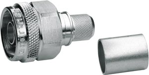 Złącze N Telegärtner J01020A0110 J01020A0110 złącze męskie proste 50 Ω 1 szt.