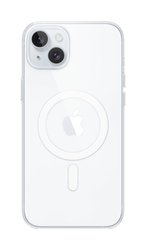 Apple Clear Case Futerał backcase Apple iPhone 15 Plus przeźroczysty Ładowarka indukcyjna, Odporny na wstrząsy