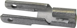 Nasuwka konektorowa z rozgałęzieniem, mosiądz, 2.8x0.8 mm
