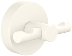 Wieszak tesa 40574-00000-00 MOON WHITE Ilość haków: 2 (S x W x G) 50 x 53 x 65 mm metal biały matowy 1 szt.