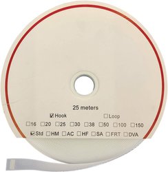 Taśma rzepowa do przyklejania na gorąco element z haczykami (D x S) 25000 mm x 50 mm biały FASTECH® T0105000000325 25 m