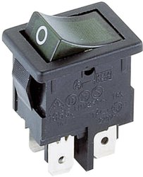 Przełącznik Marquardt 1855.0108, 250 V/AC, 4 A, 2 x wył/wł, IP40, zatrzask, 1 szt.