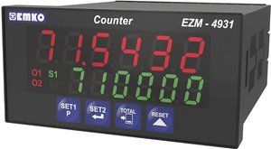 EZM-4931.5.00.1.1/01.00/0.0.0.0 200kHz NPN/PNP wejście licznika enkodera Zaprogramowany licznik Emko EZM-4931.5.00.1.1/01.00/0.0.0.0
