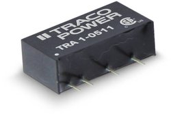 Przetwornica DC/DC, do PCB TracoPower TRA 1-0512 TRA 1-0512, 1 W, 12 V/DC, 84 mA, 1 szt.