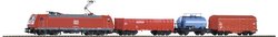 Pociąg towarowy Piko H0 59015 Pociąg towarowy H0 PSCwlan BR185 S-Set firmy DB AG
