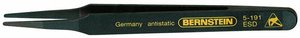 Pęseta z tworzywa sztucznego, proste zaokrąglone końcówki Pęseta precyzyjna Bernstein Tools  5-191 120 mm