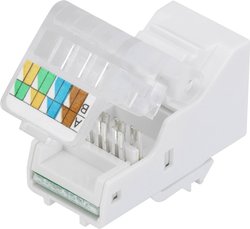 Gniazdo modularne, proste ilość biegunów: 8P8C SM-2014H8C5E szary 1365812 1 szt.