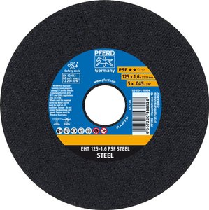 Tarcza tnąca prosta PFERD PSF STEEL 61719021 125 mm 25 szt.