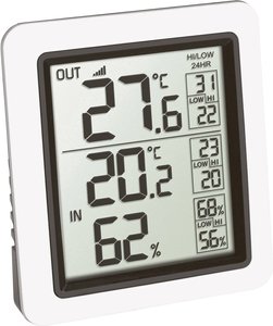 Termohigrometr TFA Dostmann 30.3065.02, -10 ,  +60 °C, 10 I 99 %