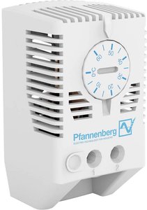 Termostat do szafy rozdzielczej Pfannenberg FLZ 530 THERMOSTAT 0..+60°C 240 V/AC 1 NO (D x S x W) 36 x 40 x 72 mm